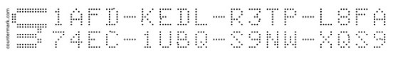 Countermark example